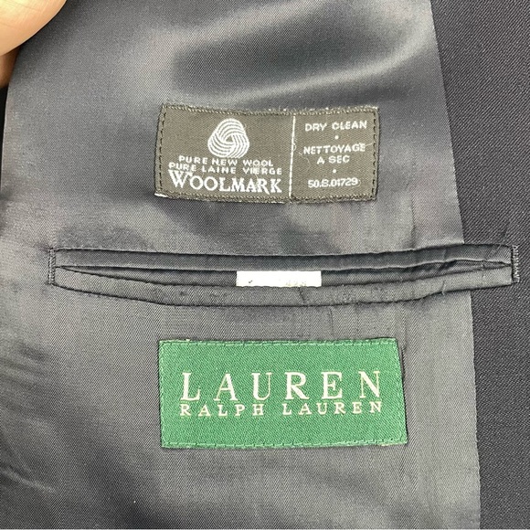 Lauren Ralph Lauren Navy Blue Blazer Sport Coat - Picture 7 of 8